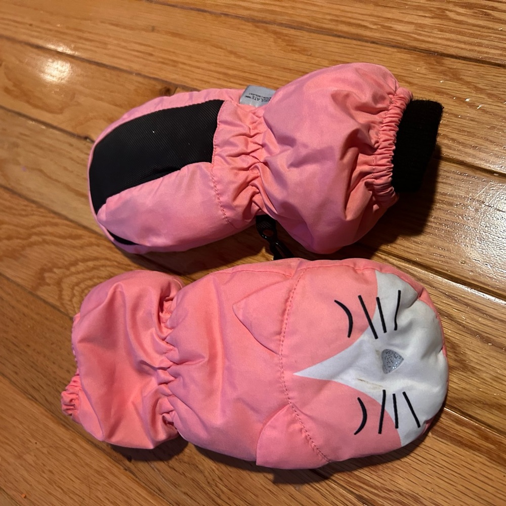 Thinsulate 2t-5t cat gloves